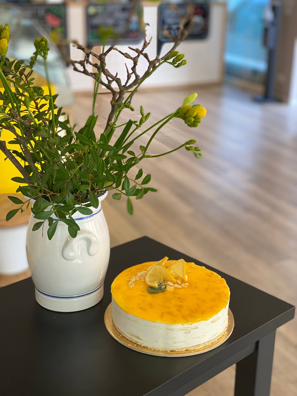 Torta gelato al limone e agrumi