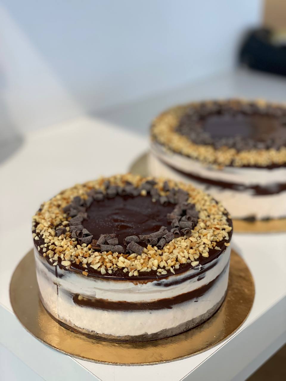 Torta gelato cioccolato e nocciola